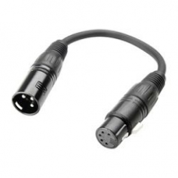 ADAPTADOR DMX 3 PINOS - 5 PINOS